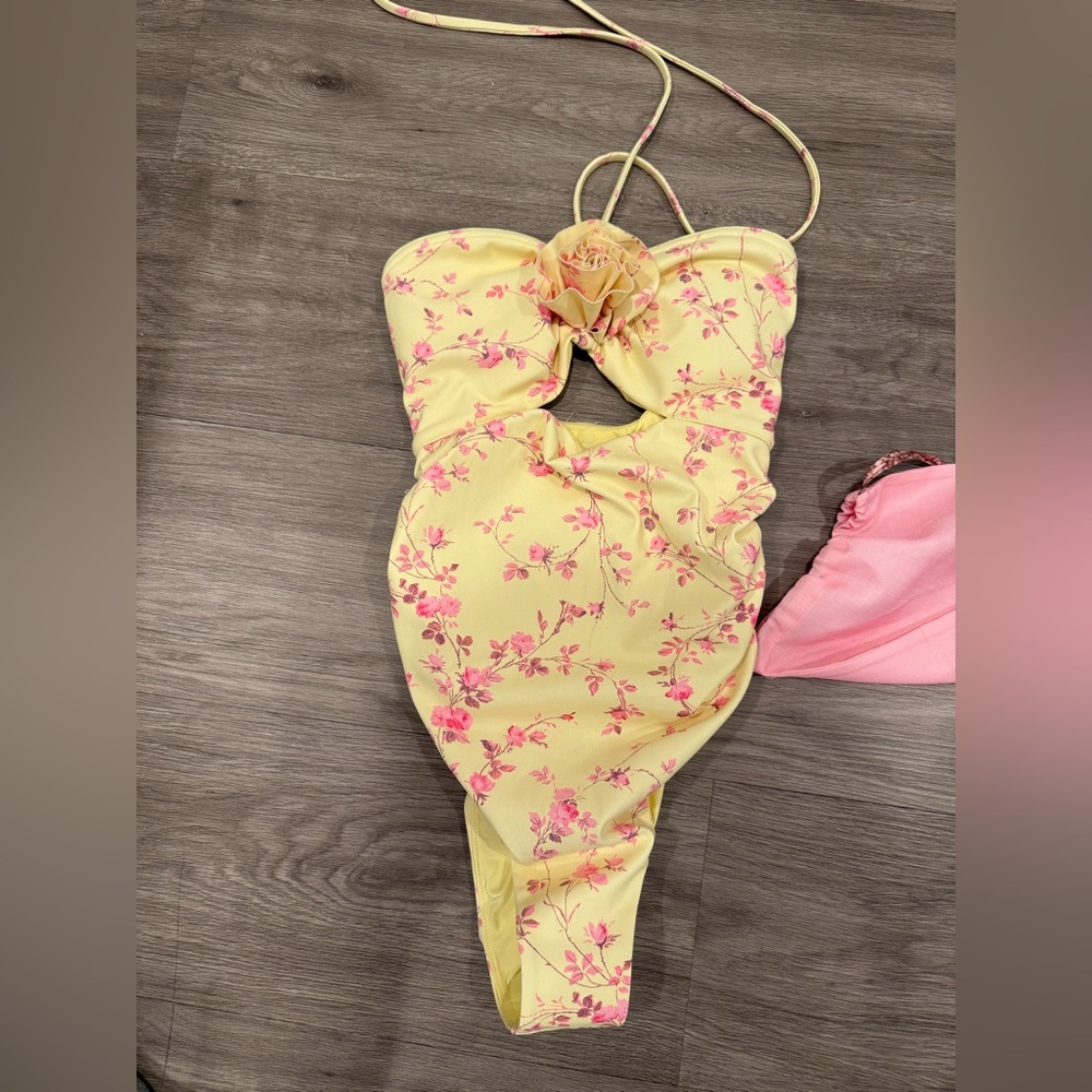 Loveshackfancy NWT didi one piece bathing suit size xs.